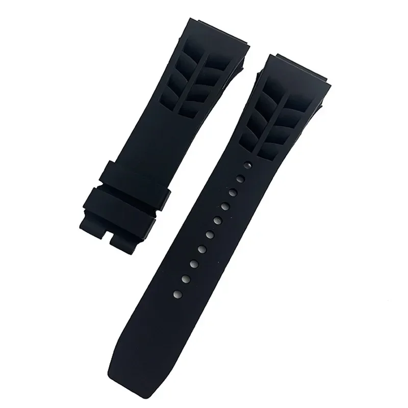 Hoge kwaliteit Zachte Kleurrijke Siliconen armband 25mm * 20mm Waterdichte Natuurlijke Rubberen band Voor Richard Mille Armband ruwe Oor Type