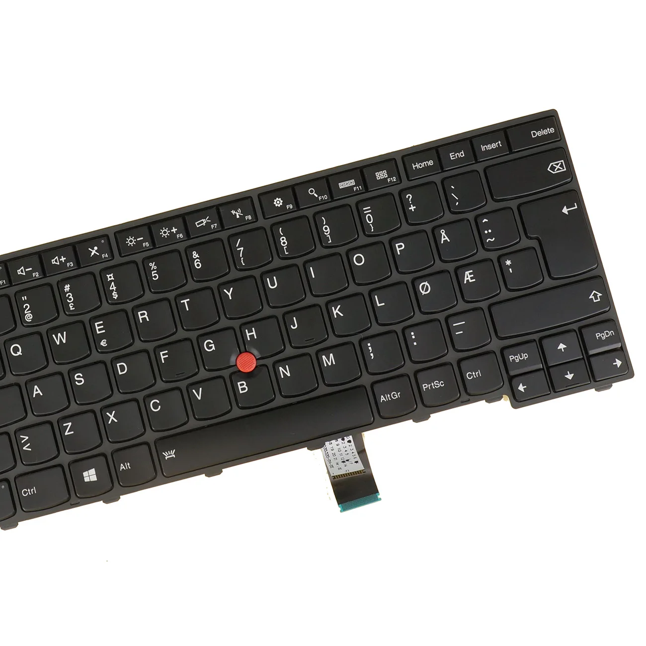 Backlit Keyboard for Lenovo Thinkpad T440 T440P T440S T431S T450 T450S T460 L440 E431 E440 L450 L460, L470  Norwegian Danish