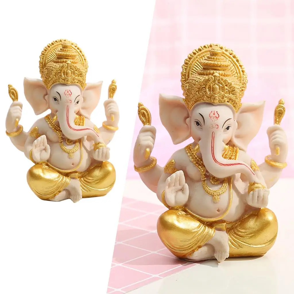 Elephant GOD Buddha Sculpture Art Crafts Lord Ganesha Figurine for Mandir