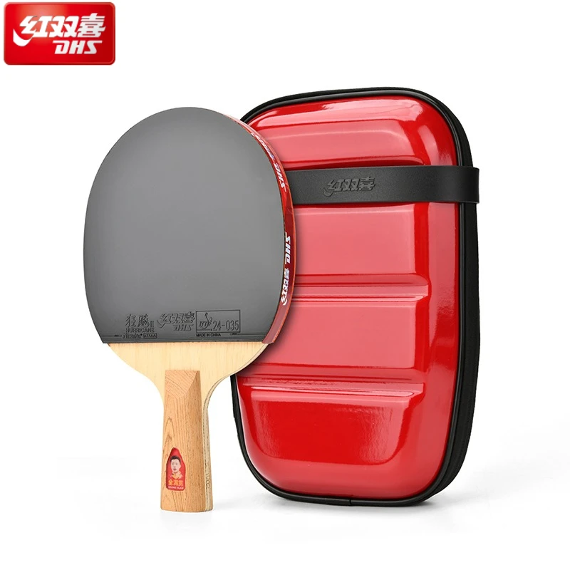 

DHS Gold Grand Slam Malone Table Tennis Racket Hurricane 2 Skyline 2 Rubber GM01 Bag Ping Pong Bat Sports Table Tennis Equipment
