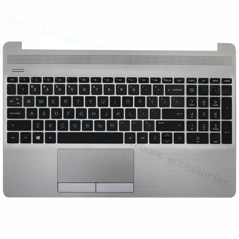 

A+ Laptop Keyboard For HP 250 G8 M31100-001 Palmrest Top Keyboard Case Silver