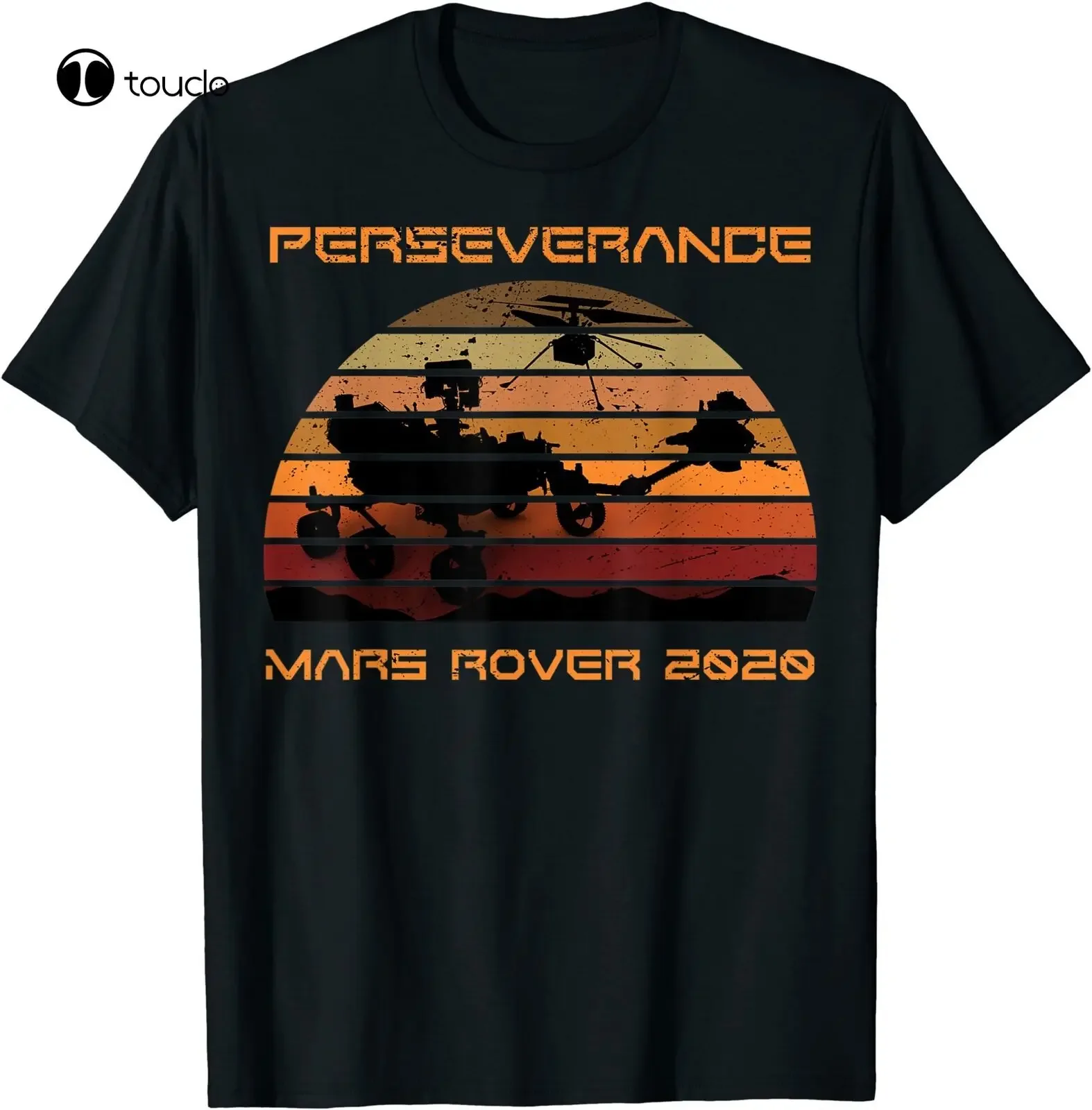 Mars 2020 perseverancia Mars Rover 2020 ingenio camiseta negra S 3Xl camiseta unisex