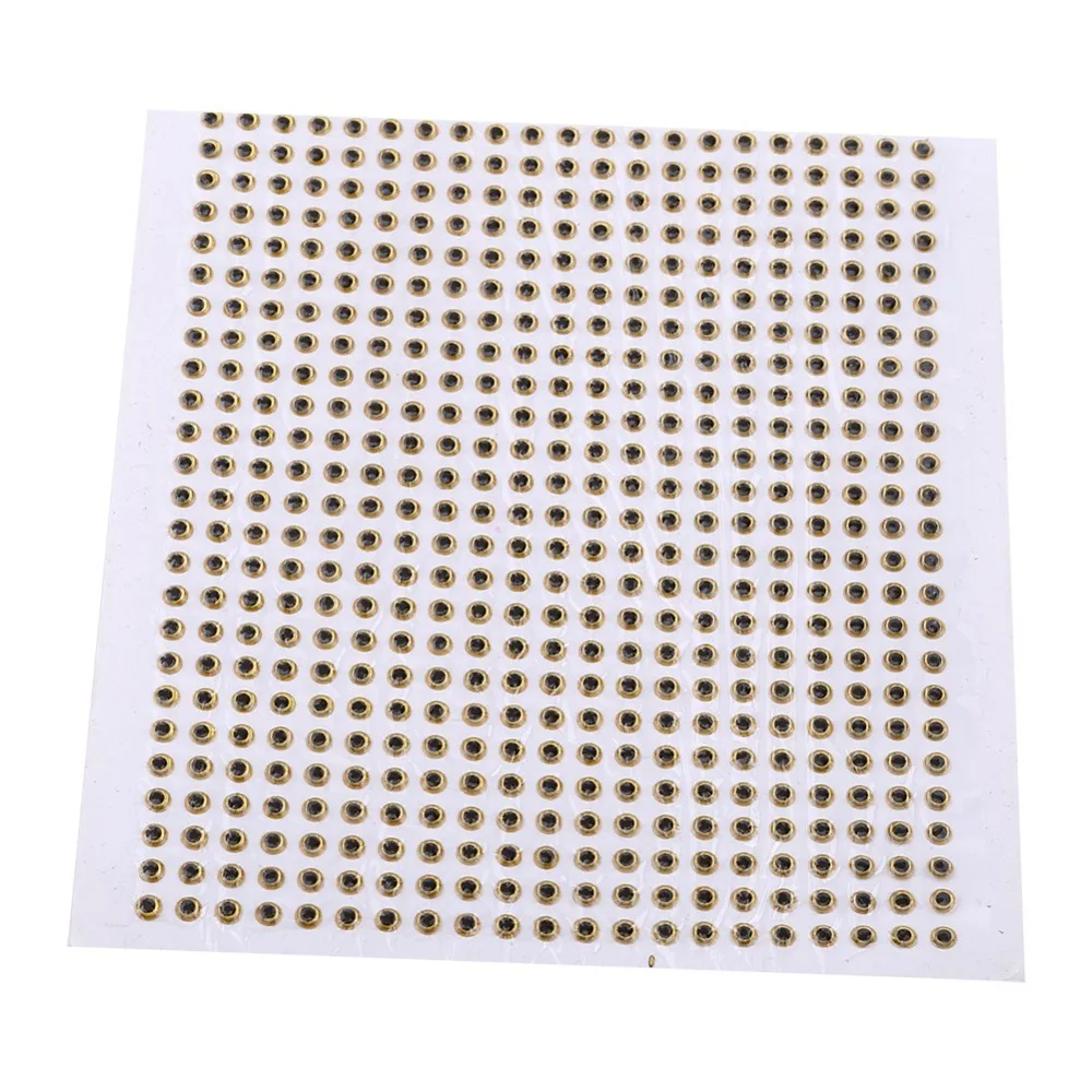 500PCS Portable 3D Fishing Lure Eye 3/4/5 mm Waterproof Artificial Fish Eyes Multicolor Fake Fishing Eyes Fishing Baits