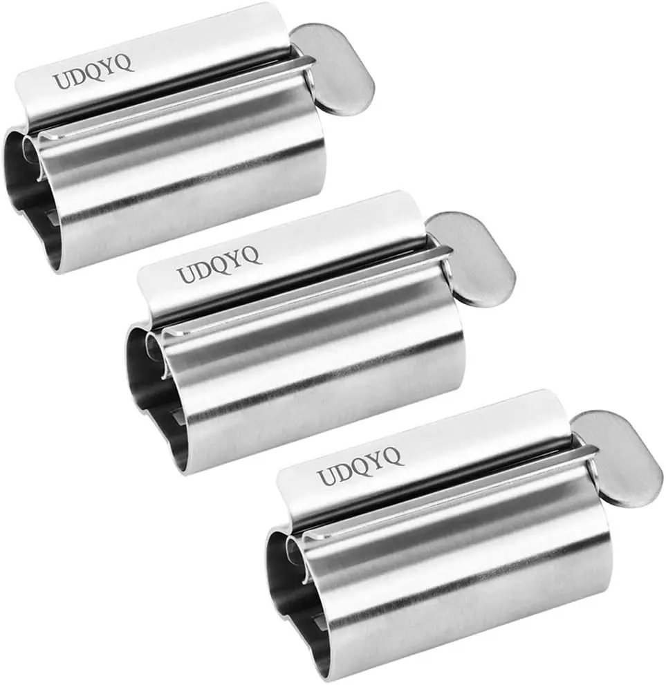 

Stainless Steel Tube Squeezer for Toothpaste, Ointment, and Caulk - 3 Pack