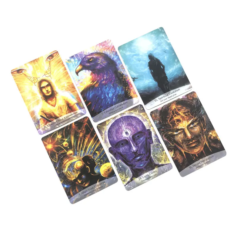 Hot sales Sacred Spirit Reading Oracle Tarot Card Fate Divination Prophecy Card Family Party Game Toy Tarot Card PDF Guide