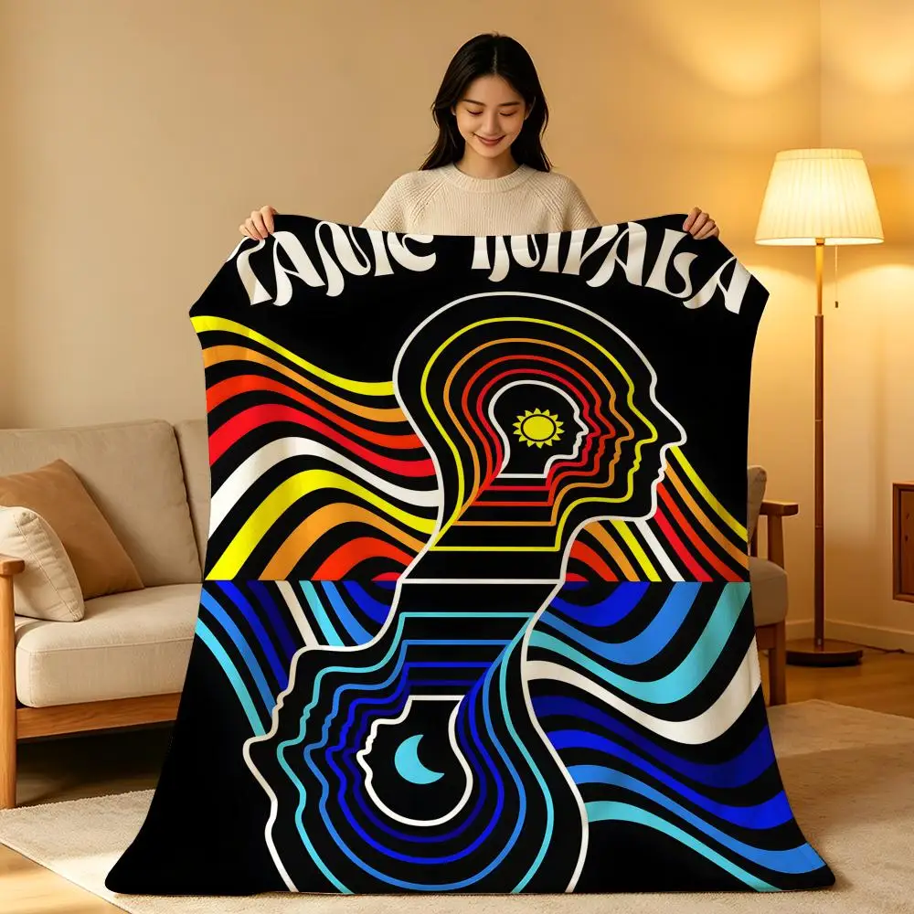 Band T-Tame.I-Impala Throw hot High-Density Short Plush Blanket Soft Skin-Friendly for Sofa Nap Air-Conditioned Room