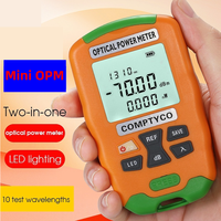 COMPTYCO AUA-DC7/DC5/D7/D5 Mini Optical Power Meter Fiber Optic Tester OPM With LED Lighting. Rechargeable/Dry Battery(Optional)