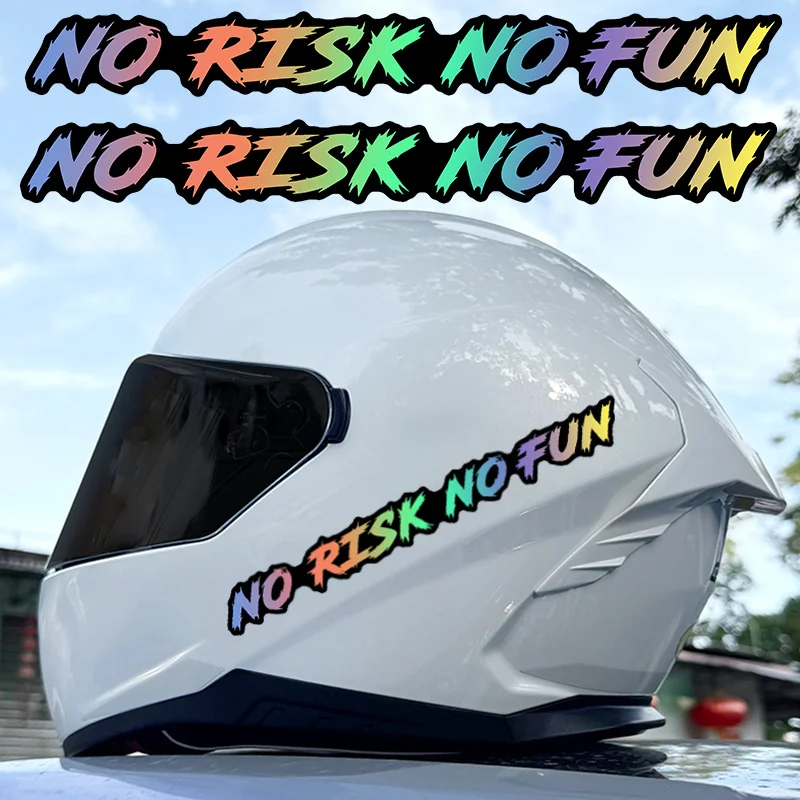 2pcs/Set Risk Free Fun Car Stickers, Waterproof Vehicle Additions, for Motorcycles, Cars, Helmet, Window, Bumper