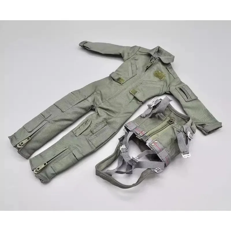 1/6 Bilancia Soldato Maschile US Militare Dell'aeronautica Pilota Verde Tuta Combattimento Gilet Modello di Vestiti per 12in Action Figures bambola