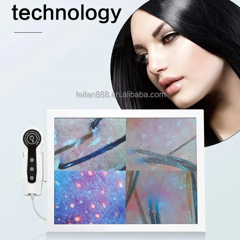 Skin Analyzer, Scalp Detector for Home Use, Improve Beauty Regimen, Facial Skin Health, Hair Care Tool