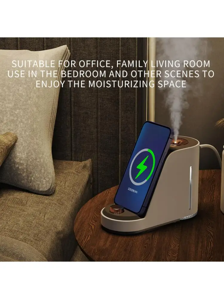Wireless Charger 3 In 1 Mobile Phone 20W  Magnetic Fast Charging Set Smart Home Aromatherapy Humidifier