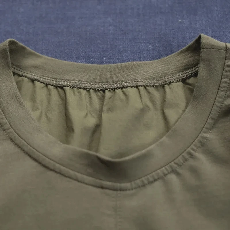 Ele Long Sve Women's T-irt Loose Design Sensation  Trendy Top Commute Sle Pure Color  Collar Regular Length