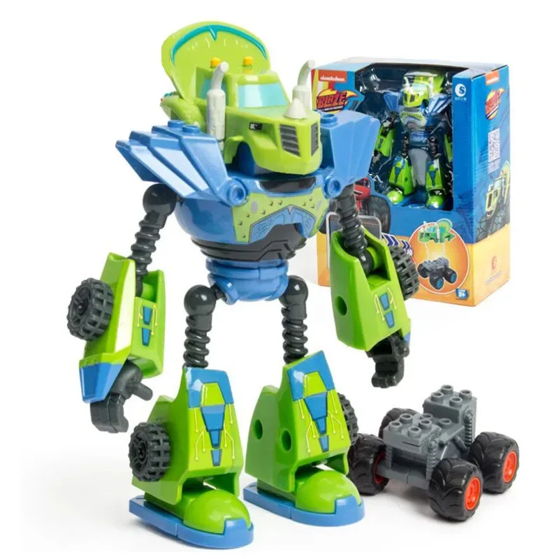 Heißer Blaze Monster Maschinen Transformation Kunststoff/Legierung Verformt Auto Modell Action-figuren Roboter Spielzeug Kind Geburtstag Geschenke