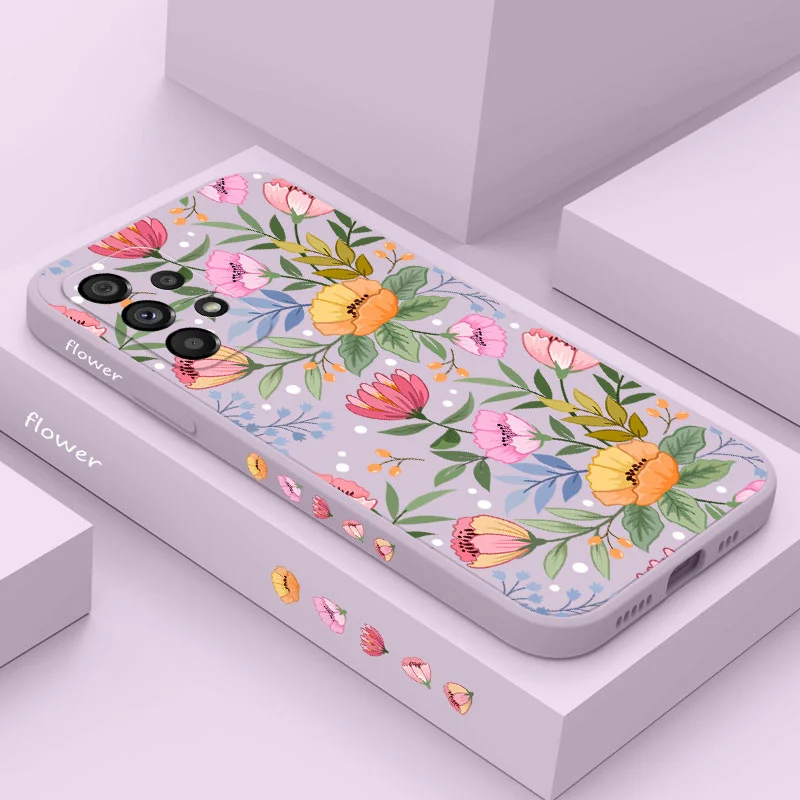 

Pure Heart Flower Case For Samsung A54 A34 A24 A14 A73 A53 A33 A23 A13 A03 A03S A72 A52 A52S A32 A12 A71 A51 A31 A22 A21S 4G 5G