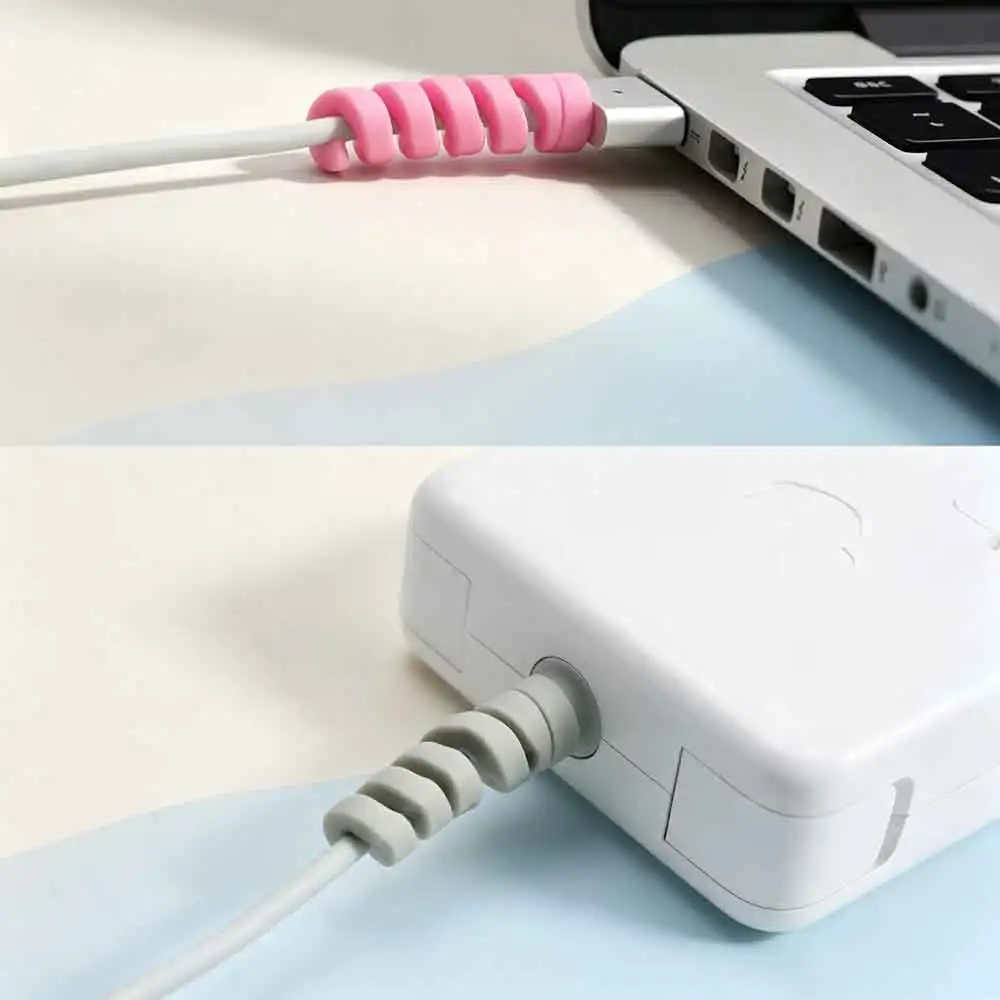 Charging Data Cable USB Charger  ProtectorFor Mouse Phones Earphone Cord Protective Sleeve Holder Ties Management Wire Organize