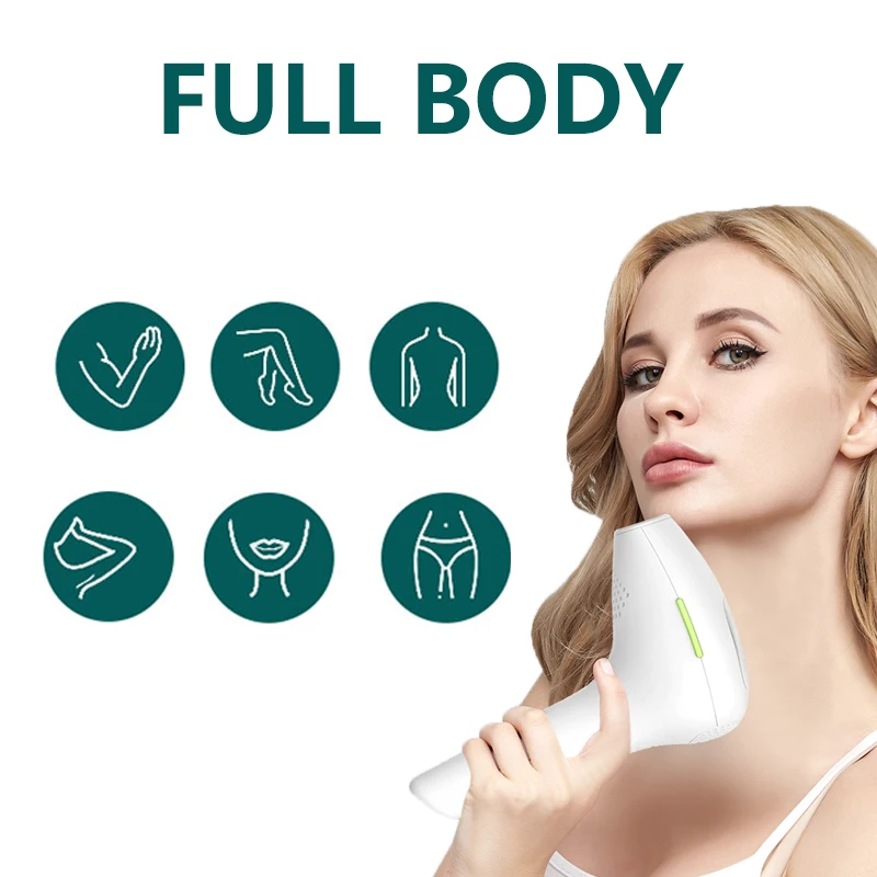 999990 Flash IPL Laser Epilator Women Laser Hair Removal Female Pulsed Light Electric Depilatory Device For Facial Body Bikini