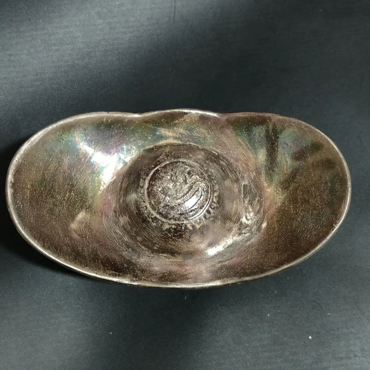 One hundred and fifty yuan treasure solid silver ingot genuine ******lver fortune living room opening elder ornament housewarmin