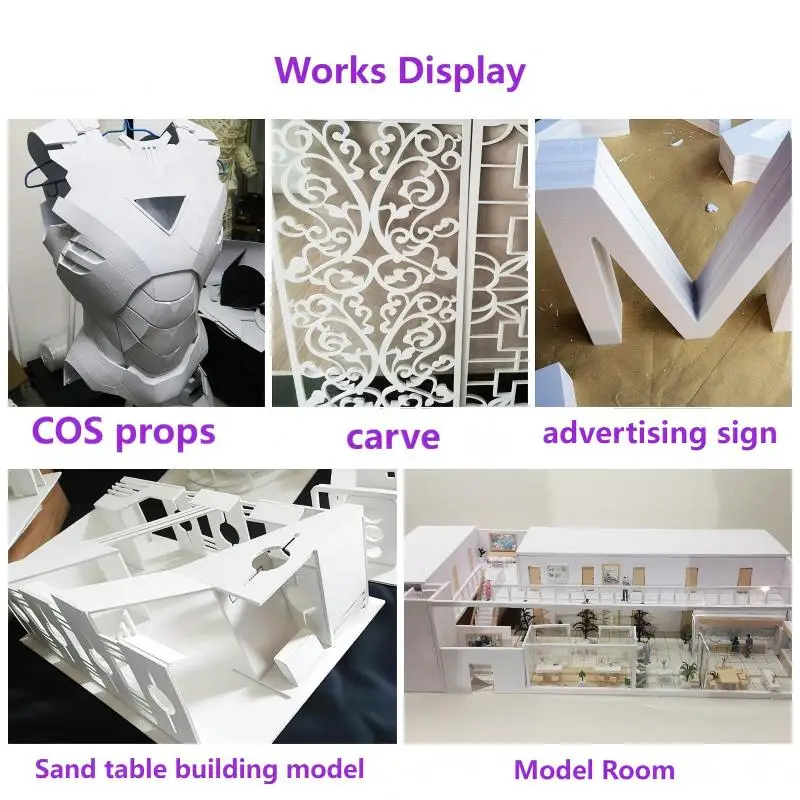 Building sand table model material, high-density hard board production, model airplane handmade