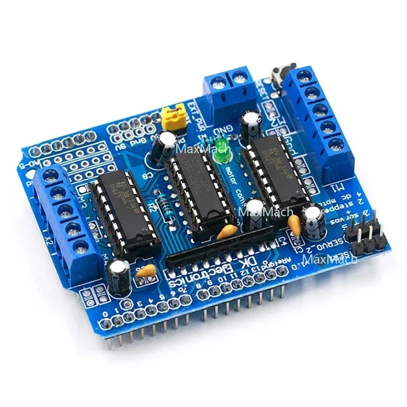 5-個-l293d-モータードライブシールドデュアル-arduino-duemilanove-用、モータードライブ拡張ボードモーター制御シールド