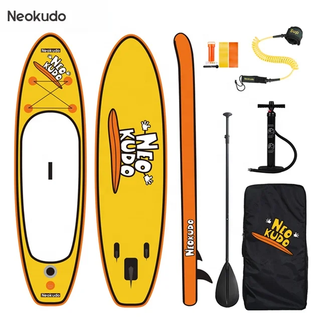 Customized design stand up paddle board inflatable sup boards with oars