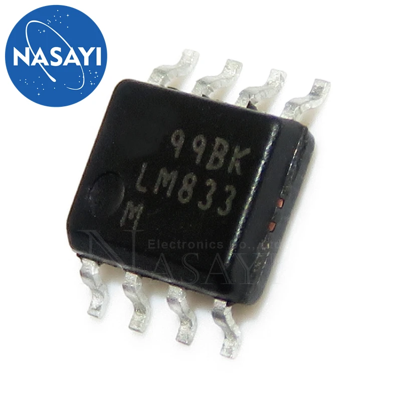 10PCS LM833M LM833 SOP-8