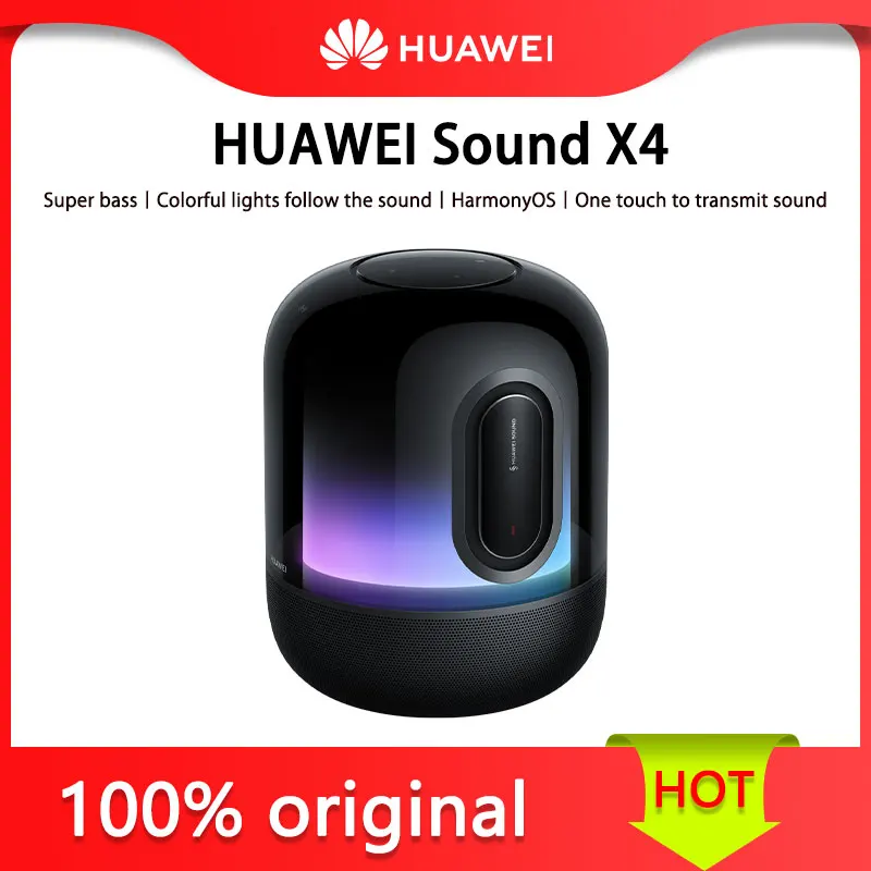 Huawei Sound X4 smart speaker supports English HarmonyOS, one-touch voice transmission, Bluetooth 5.0, NFC, WIFI