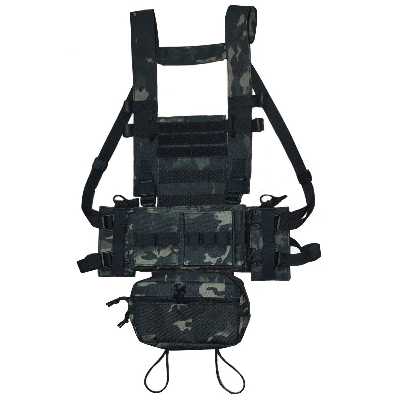 

MK3 Tactical Modular Chest Rig Vest Bag Airsoft Training Vest Molle Magazine Pouch Bag For Hunting