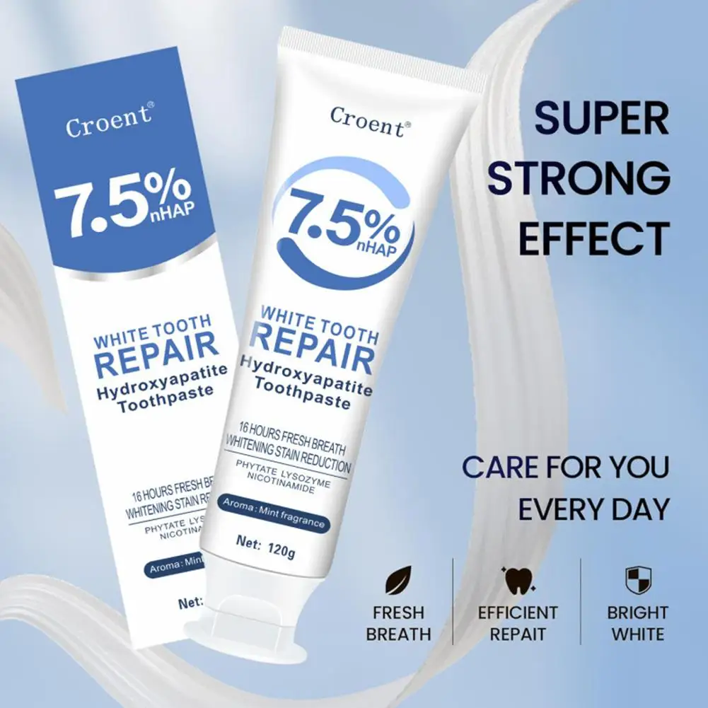 1/2/3/4/5/10PCS 120g Advanced Toothpaste Fluoride-Free Enamel Repair Formula Effectively Prevents Cavities Safe Daily Oral Care