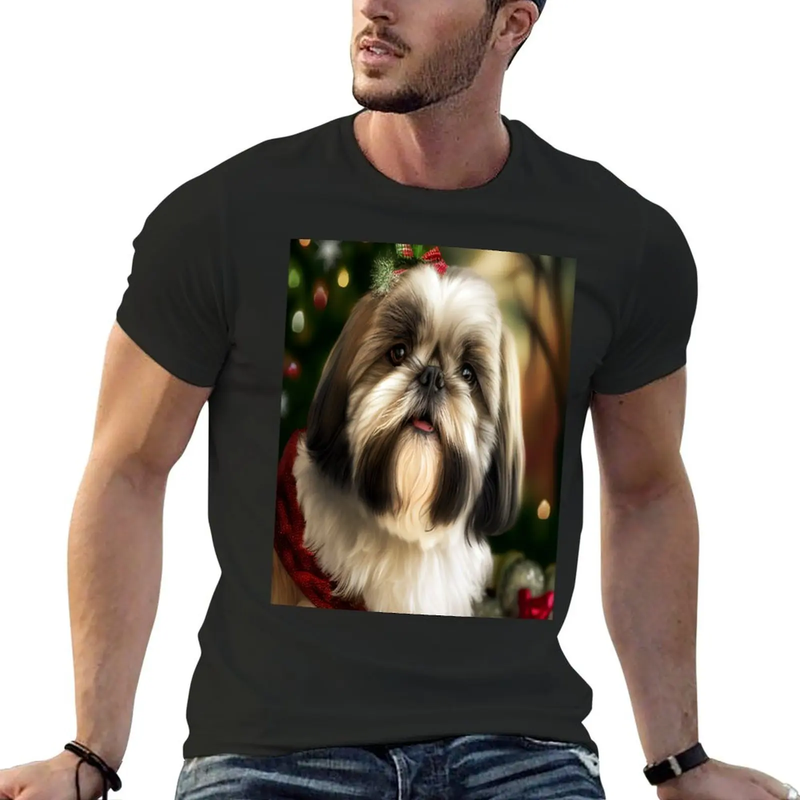 Shih Tzu T-Shirt graphic t shirts anime stuff men graphic t shirts