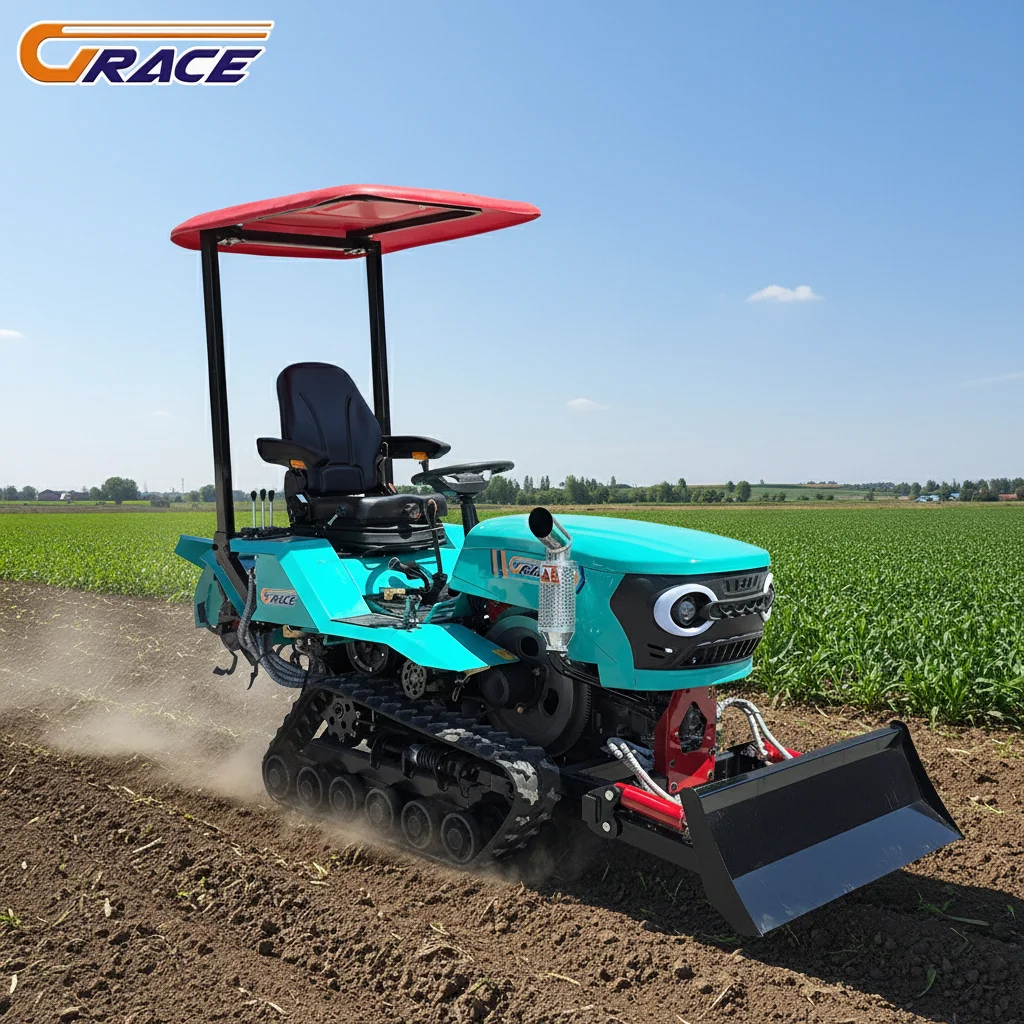 

Customize Mini Crawler Tractor Suitable For Orchard Greenhouse Paddy Field And Hillside