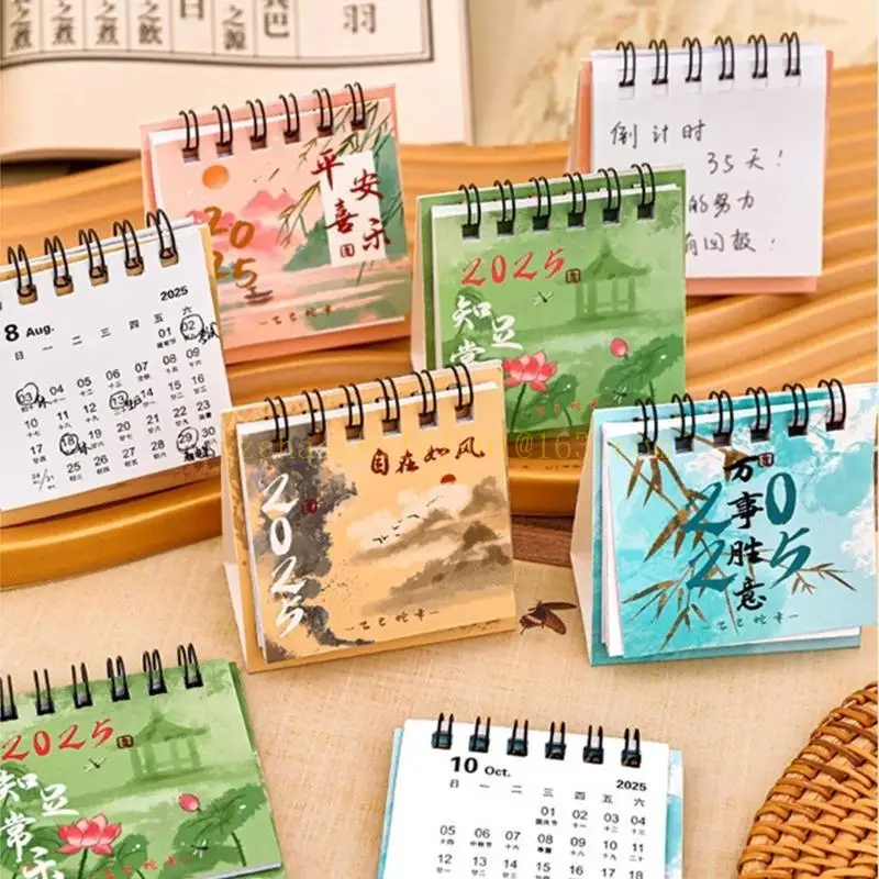 62KA 2024-2025 Calendario Calendario tascabile a doppia bobina legatura da luglio 2024 a dicembre 2025 Pianificatore del per