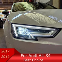 Car Lights For Audi A4 B9 2017-2022 A4L S4 RS4 Sedan Avant LED Auto Headlights Assembly Upgrade Crystal Matrix Tool Accessories