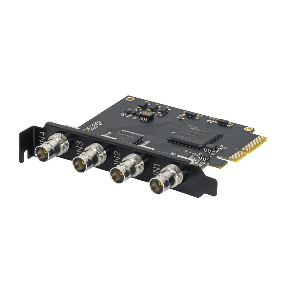 4 قناة SDI PCI-E HD بث بطاقة التقاط الفيديو 1080p OBS Vmix Wirecast تدفق لنظام التشغيل Windows لعبة كمبيوتر شخصي