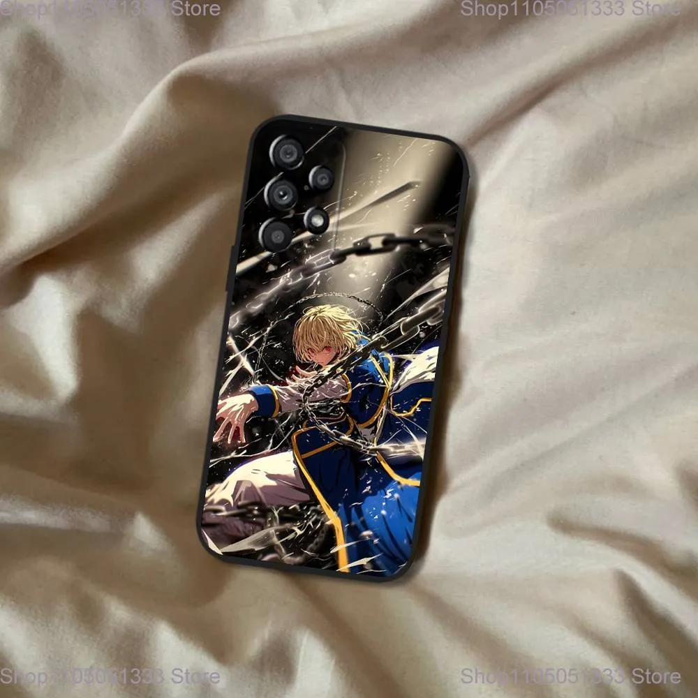 حافظة هاتف هنتر إكس هنتر كورابيكا لهاتف سامسونج جالاكسي A20، A21s، A22، A31، A32، A52، A53، A72، 73، A80 غطاء أسود ناعم