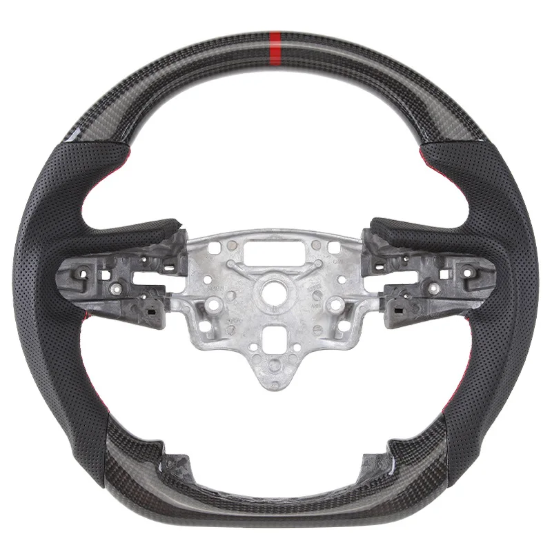 

Carbon fiber steering wheel modification