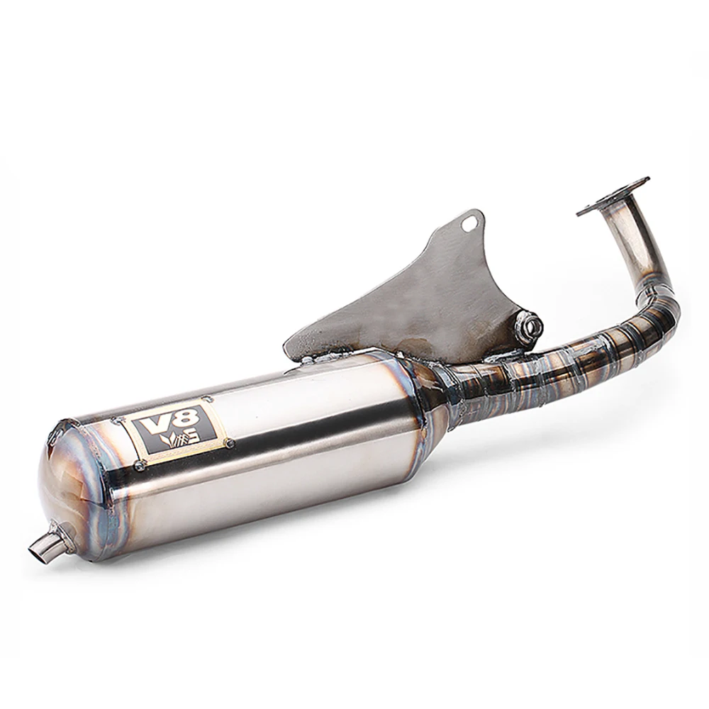 V8 Modified Racing Full Exhaust System For Yamaha JOG2 JOG90 JOG50 JOG 2T EX Poche Scooter