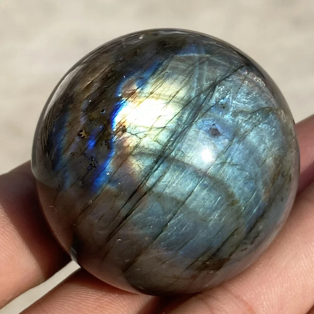 Top-quality natural feldspar ball quartz crystal ball for spiritual energy restoration