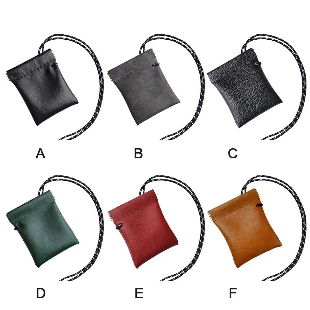 

Unisex Data Line Organizers Storage Case Key Organizer Mini Coin Purse Small Storage Wallet Halter Neck Key Case