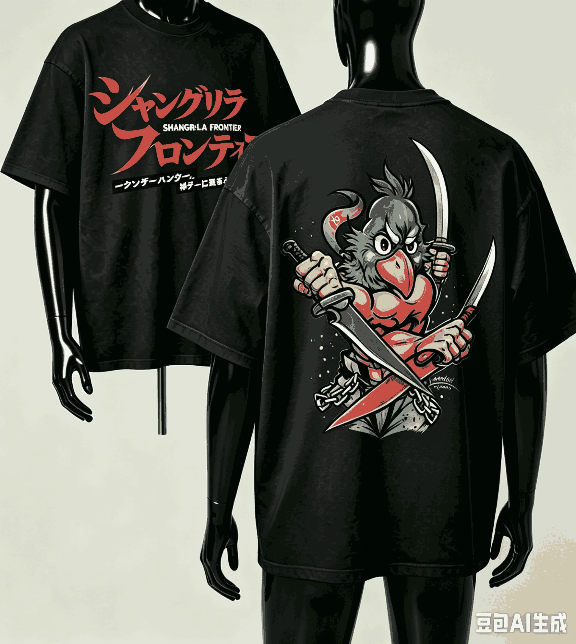 Shangri-La Frontier Anime Lover T-shirt Harajuku Cotton New Model High Street Retro Fashion Oversized Unisex hot product Classic