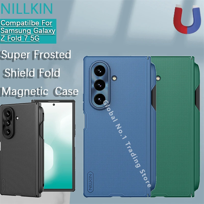 

НИЛКИН для Samsung Galaxy Z Fold 7. ​ 5G ТПУ бордюр ПК твердый корпус складной магнитный чехол для телефона защитный чехол