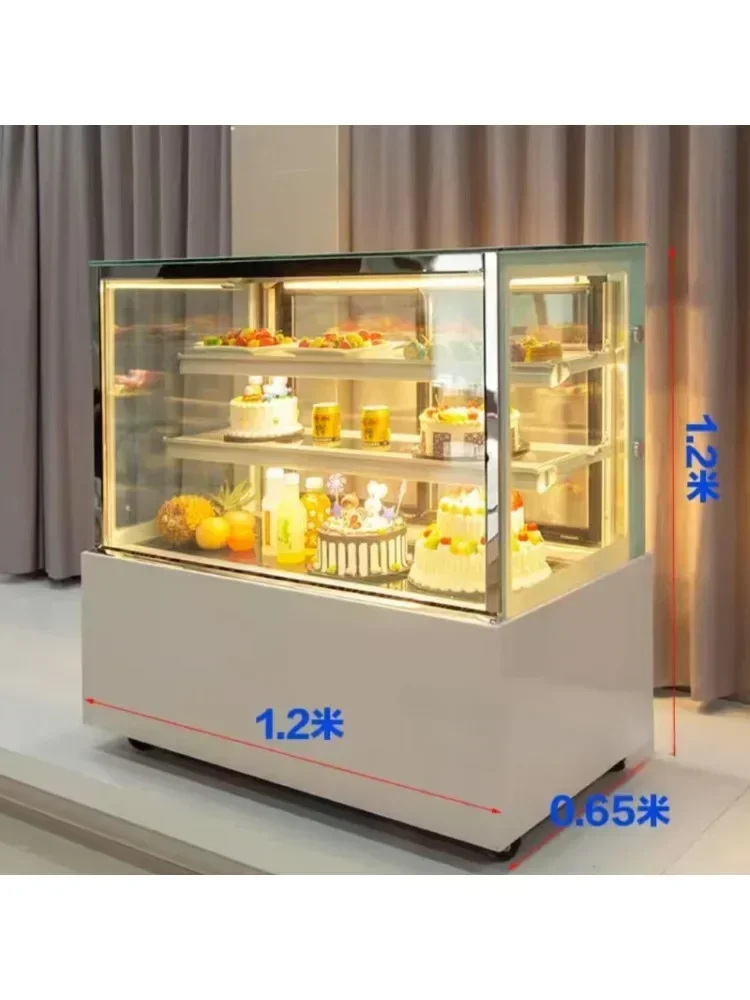 Mostrador  pasteles, vitrina refrigerada, gabinete  frutas, bar de agua comercial