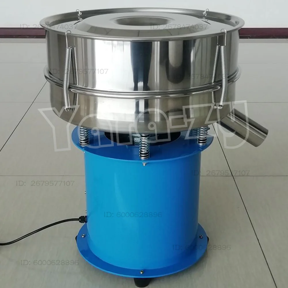 2026 Electric Food Sieve Machine 110V/220V Small Vibrating Screen Shock Sieve Electrostatic Powder Screening Machine