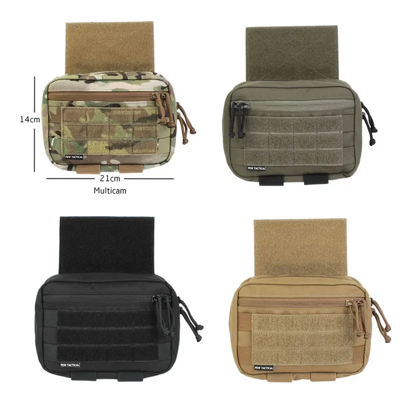 Chaleco táctico con bolsa pectoral y abdominal MOLLE - imagen 2