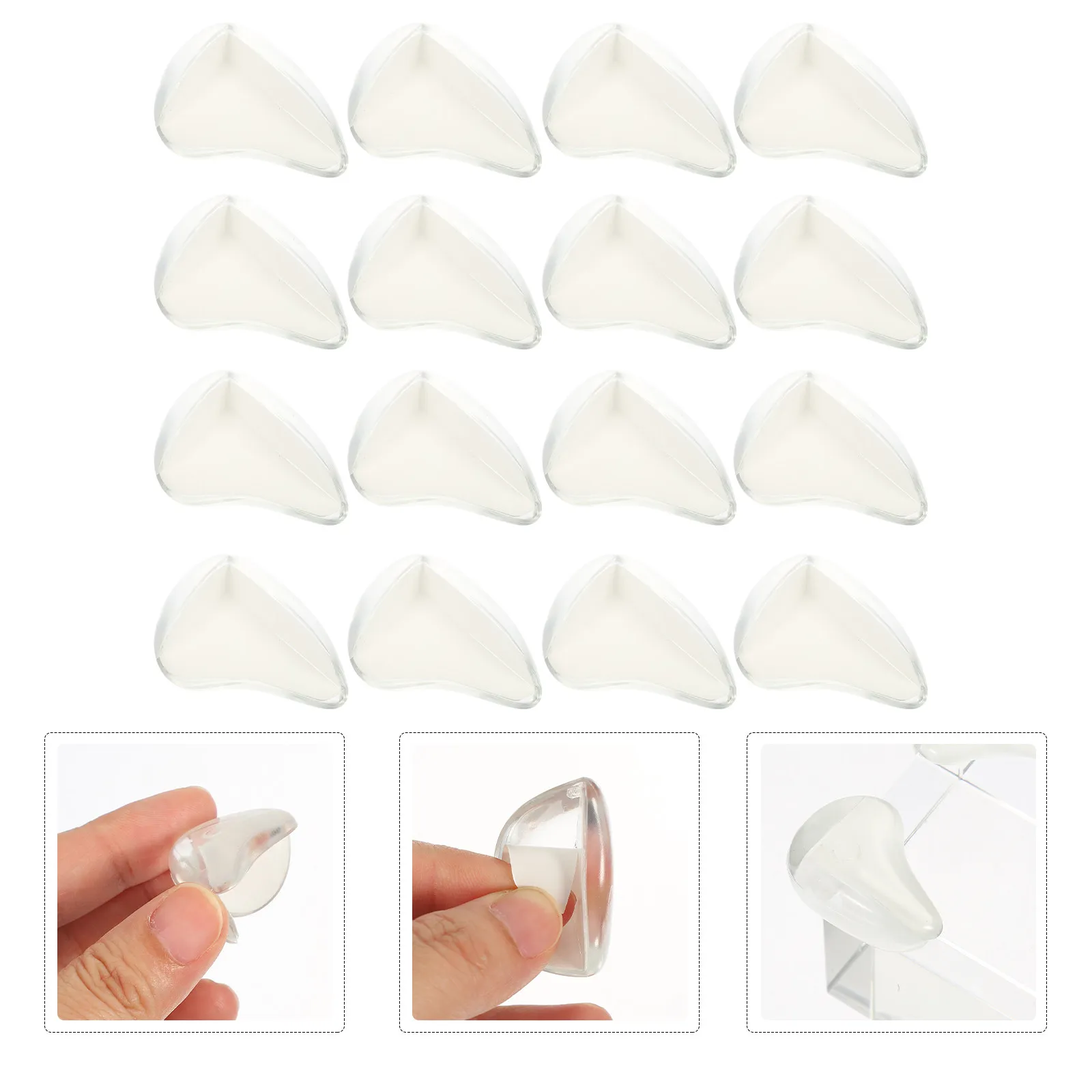 

16Pcs Safe Corner Guards for Home Smooth Edges Protector No Burrs Easy Install Ideal for Baby Proofing Furniture Surfaces