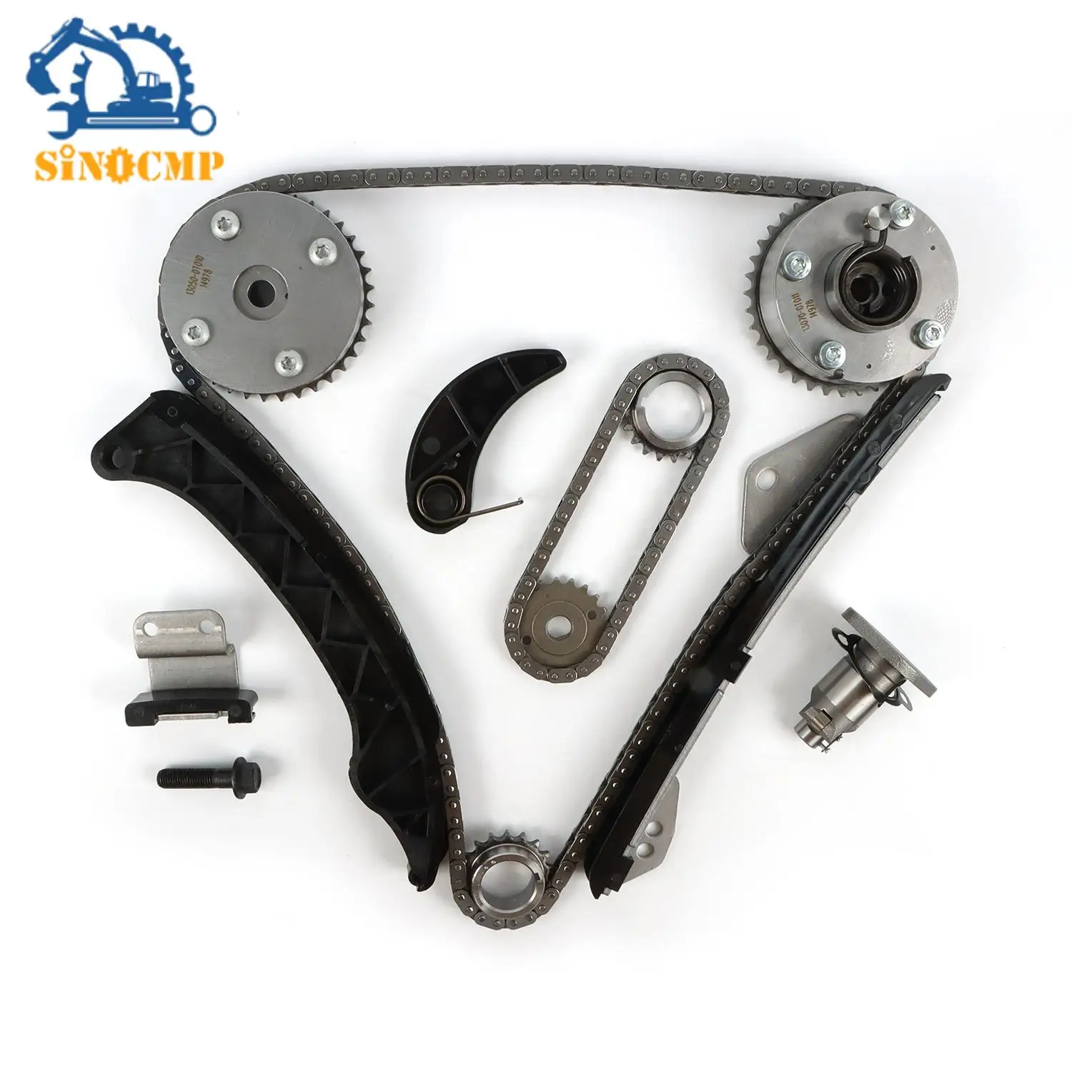 

Комплект 2-х зубчатых цепей VVT 130700T010 130700T011 130700Y020 13050-0T050 для TOYOTA COROLLA 09-15 MATRIX 09-13 PRIUS 1.8L 1ZR 2ZR