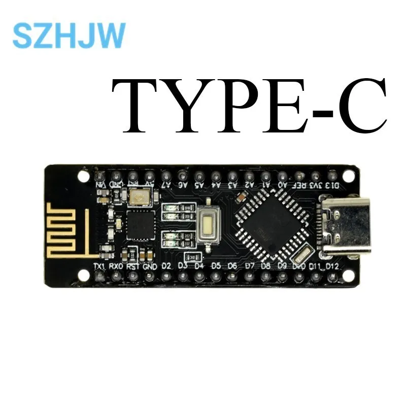 RF-Nano for Arduino Nano V3.0, Micro USB Nano Board ATmega328P QFN32 5V 16M CH340, Integrate NRF24L01+2.4G wireless