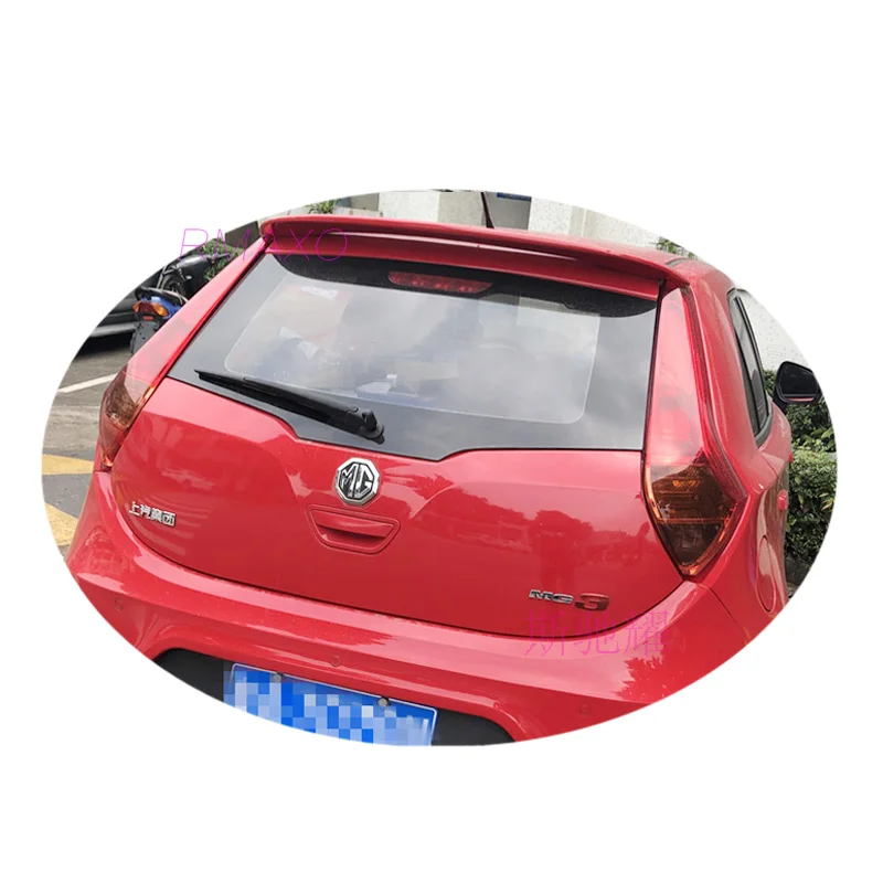 For morris garages MG3 Spoiler 2011-2014 MG3 HS YCK High Quality  ABS Material Car Rear Wing Primer Color Rear Spoiler