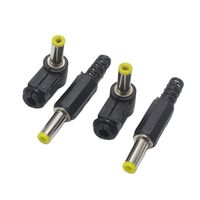 2pcs 5.5*2.5mm /5.5*2.1mm DC Power Plug 90 /180 Degrees 5.5x2.1MM / 5.5*2.5mm dc Male Plug for Audio Video Cable DIY Repair