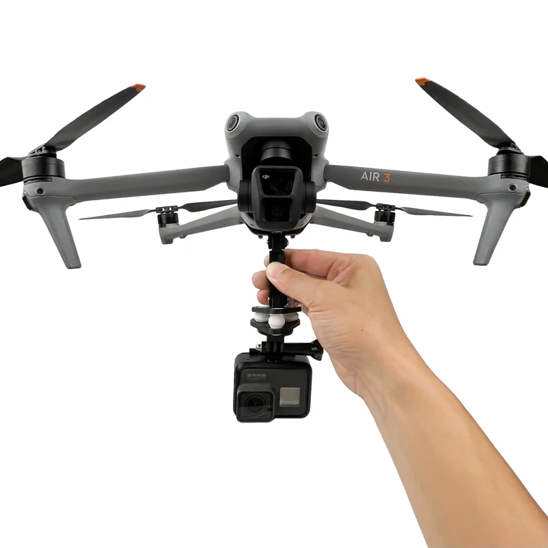 para-dji-air-3-3s-drone-2-em-1-suporte-de-montagem-superior-e-pendurado-insta360-gopro-panoramica-esportes-camera-adaptador-extensao-acessorios