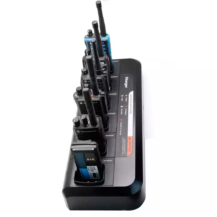 Walkie Talkie Multichannel Charger for Motorola Xir p8668i Dp4801, Support to Customize other Types of Battery Charger